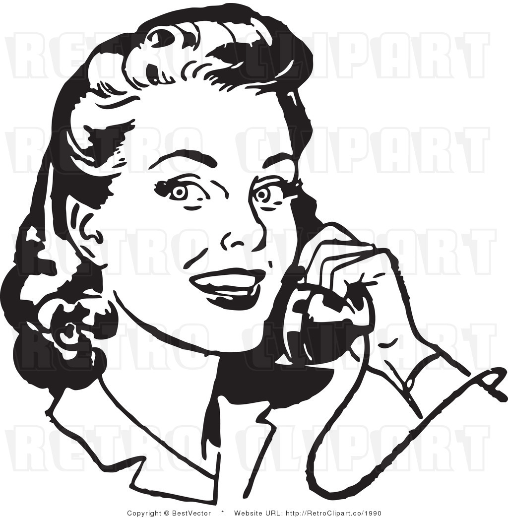 woman on phone clipart - photo #49